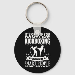 Llavero Kickboxing es para gente inteligente Kickboxer div