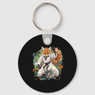 Llavero Kickboxing Fox Taekwondo Karate Mma Divertido Arte