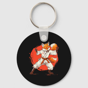 Llavero Kickboxing Fox Taekwondo Karate Mma Divertido Arte