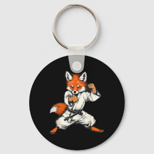 Llavero Kickboxing Fox Taekwondo Karate Mma Divertido Arte