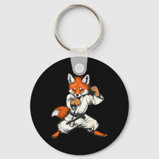 Llavero Kickboxing Fox Taekwondo Karate Mma Divertido Arte