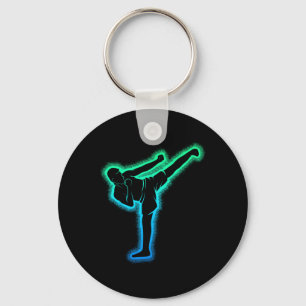 Llavero Kickboxing Kickboxer Karate Taekwondo Niños Chicos