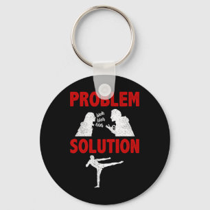 Llavero Kickboxing Kickboxer Problema Solución Hobby