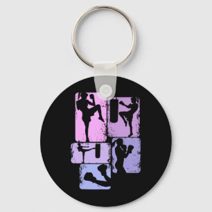 Llavero Kickboxing Kickboxer Taekwondo Karate Chicas Mujer