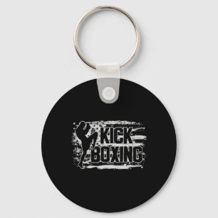 Llavero Kickboxing Kickboxer Usa Regalo de la Bandera Amer