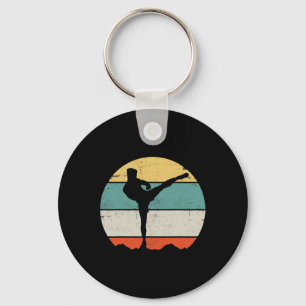 Llavero Kickboxing Kickboxer Vintage