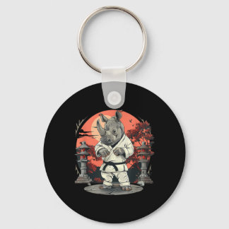 Llavero Kickboxing Rhino Taekwondo Karate MMA Divertido