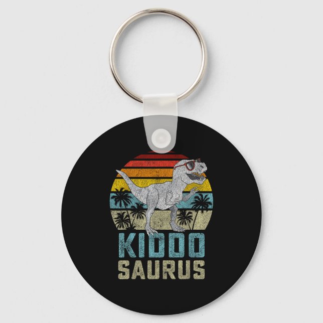 Llavero Kiddosaurus T Rex Dinosaur Kiddo Saurus Family Mat (Anverso)