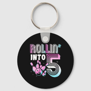 Llavero Kids Bowler Rollin’ en 5 Bowling 5 Birthday Ki