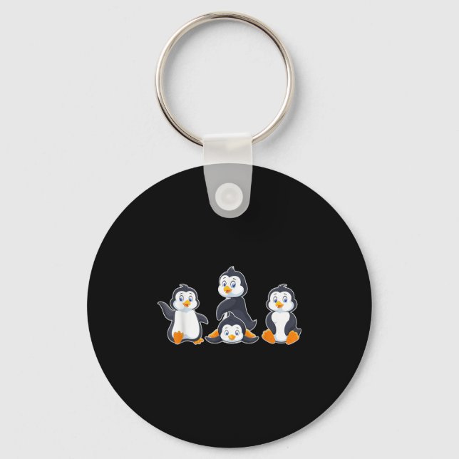 Llavero Kids Cute Animal Penguin  (Anverso)