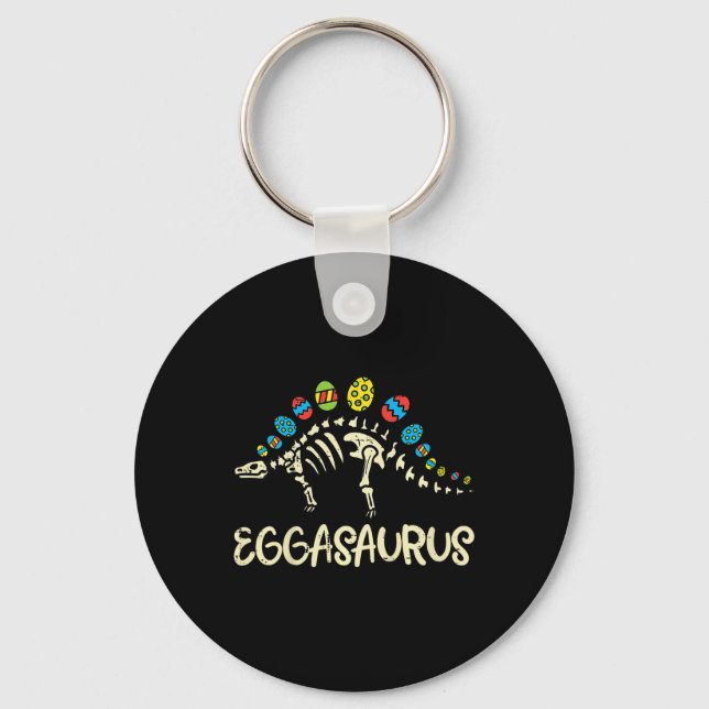 Llavero Kids Eggasaurus Easter Stegosaurus Dinosaur Boys K (Anverso)