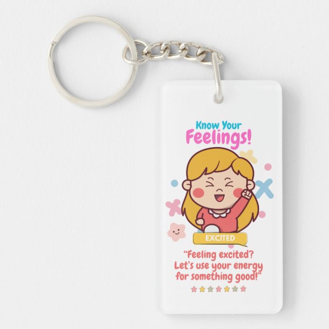Llavero Kids Emotion Featuring Excited (Frente)