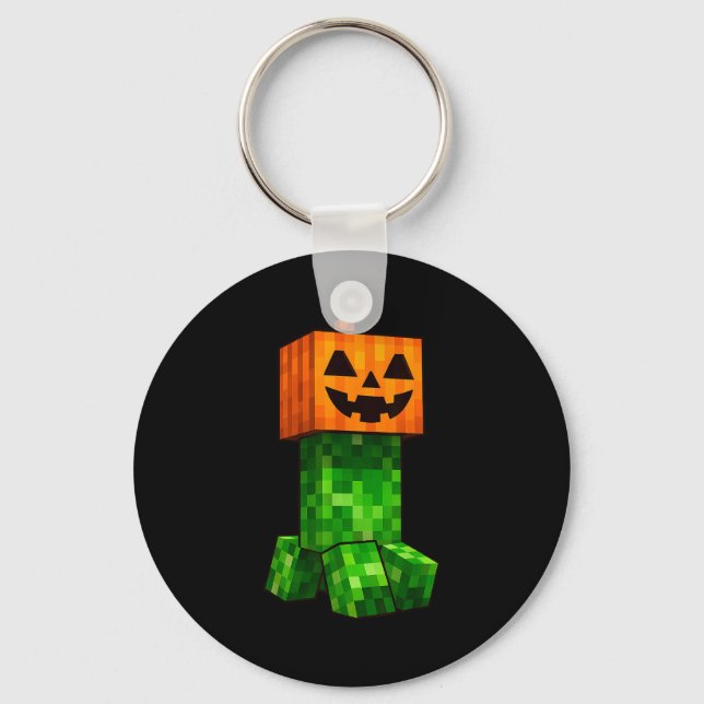 Llavero Kids Halloween Gamer Xel Jack O Lantern Pumpkin Bo (Anverso)