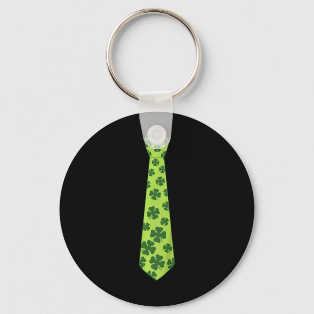 Llavero Kids St Patricks Day Irish Clover Tie Shamrock Tod (Anverso)