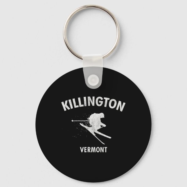 Llavero Killington Skiing Tee Vermont Ski (Anverso)
