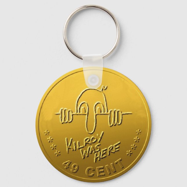 Llavero Kilroy estaba aquí (Anverso)