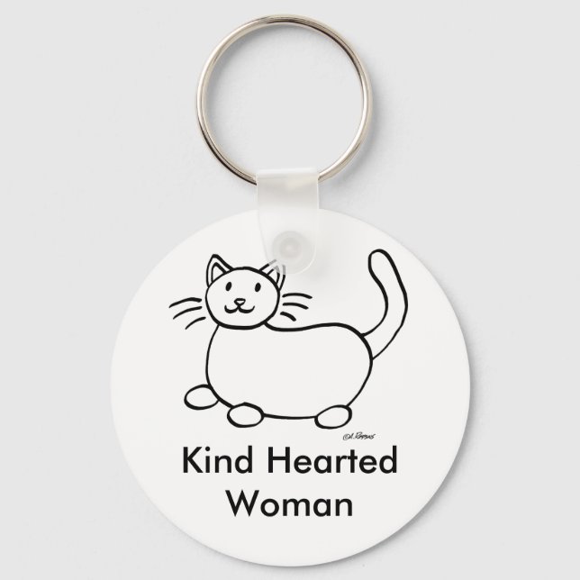 Llavero Kind Heart Woman Keychain (Anverso)