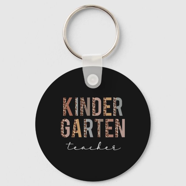 Llavero Kindergarten Teacher Ck To School Appreciation Leo (Anverso)