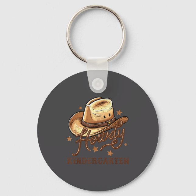 Llavero Kindergarten Teacher Rodeo Cowboy Western Howdy Ki (Anverso)