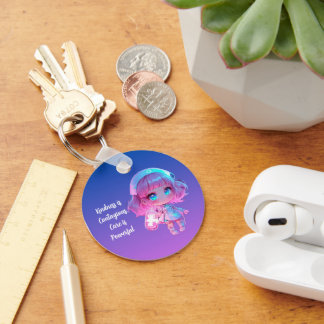 Llavero Kindness is Contagious, Care is Powerful Key Ring