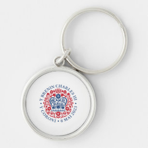 Llavero King Charles III Coronation Emblem, Royal Souvenir