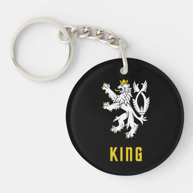 Llavero King Lion Crest Keychain (Frente)
