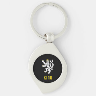Llavero King Lion Crest Keychain