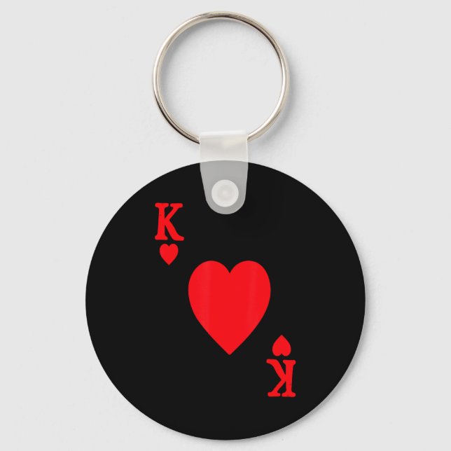 Llavero King Of Hearts Valentine's Day Lover Royal Flush F (Anverso)