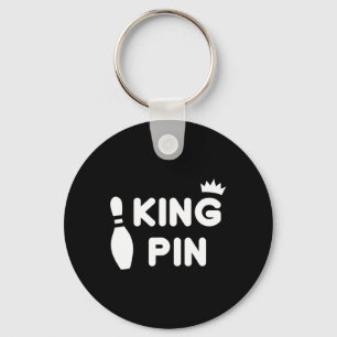 Llavero King Pin Bowling Divertida Cute Couples Bowler Lea