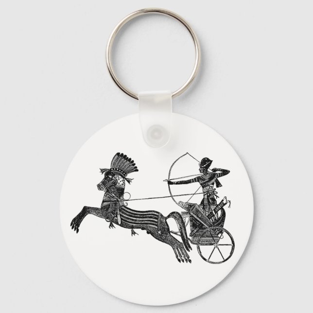 Llavero ¡King Ramesses II, la cadena de arte de cosecha eg (Anverso)