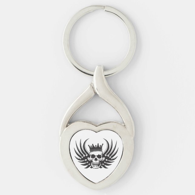 Llavero King Skull con alas (Anverso)