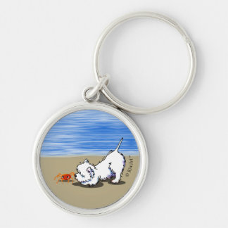 Llavero KiniArt Beach Westie