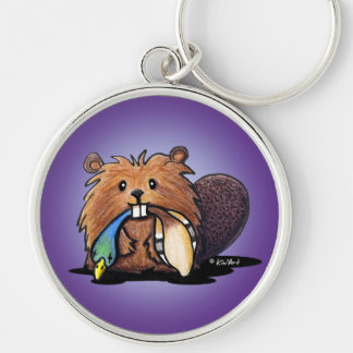 Llavero KiniArt Cute Beaver Keychain