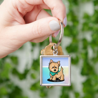 Llavero KiniArt Cute Cairn Keychain