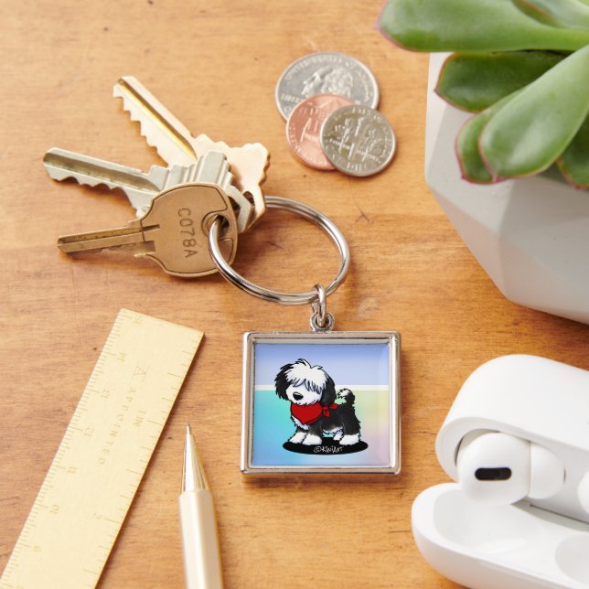 Llavero KiniArt Cutieface Havanese Keychain (Escritorio )