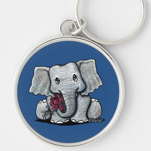 Llavero KiniArt Elephant Keychain (Frente)