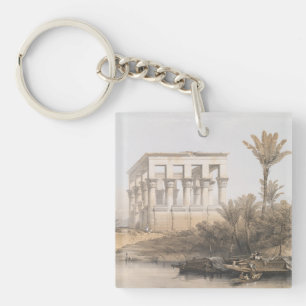 Llavero Kiosko de Trajano, templo hipaético en Philae Egip