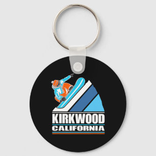 Llavero Kirkwood California - Snowboarder vintage