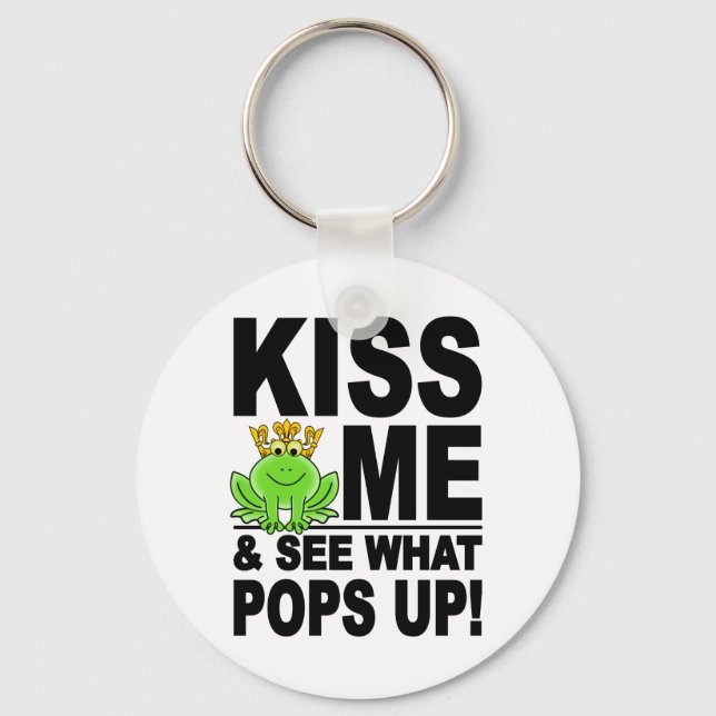 Llavero KISS ME Frog key chain (Anverso)