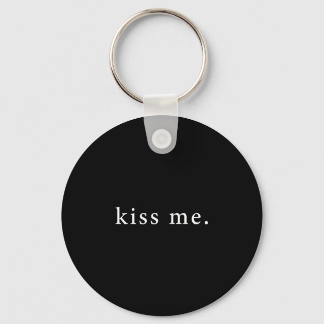 Llavero Kiss Me Valentine's Day Minimalist  (Anverso)