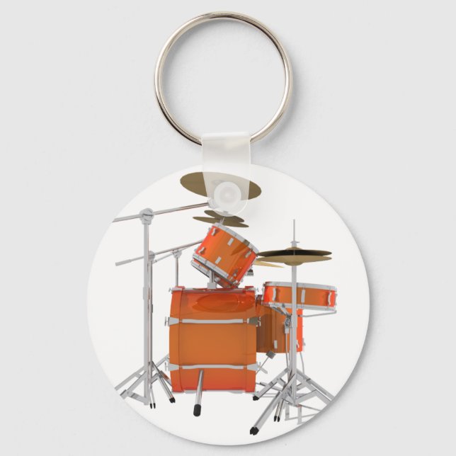 Llavero Kit de tambor naranja: (Anverso)