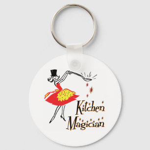 Llavero Kitchen Magician Retro Cocina Clásica de Arte