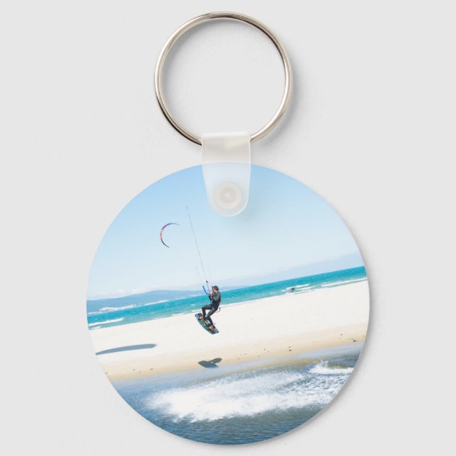 Llavero Kitesurfer aumenta el aire (Anverso)
