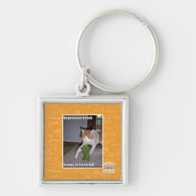 Llavero Kitteh vegetariano (Frente)