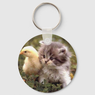 Llavero Kitten and Baby Chick