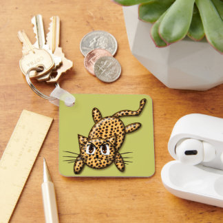 Llavero Kitty Anime Leopard Ultra Cute