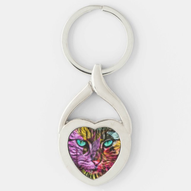 Llavero Kitty Cat Kitten Artsy Design (Anverso)