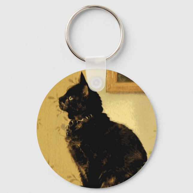 Llavero Kitty pintado (Anverso)