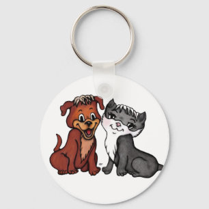 Llavero Kitty y Puppy