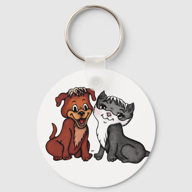Llavero Kitty y Puppy (Anverso)